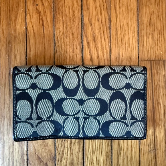 Black & Grey Check Wallet - Picture 3 of 5